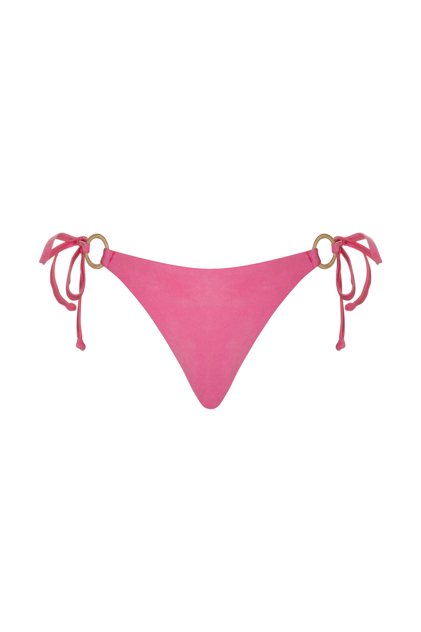 Women’s pink tie side bikini briefs cheeky cut